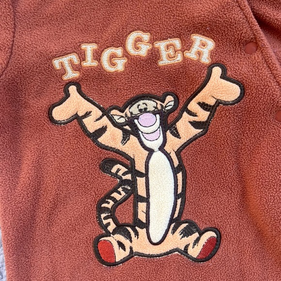 Vtg Disney Tigger Fleece Footed Sleepever - Picture 3 of 5